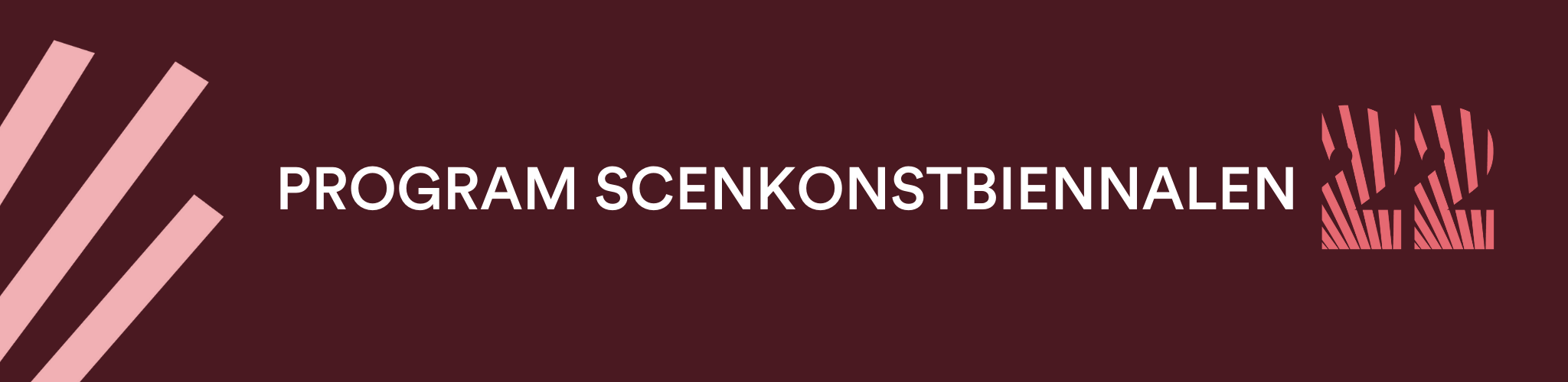 Program Scenkonstbiennalen 2022 Scensverige
